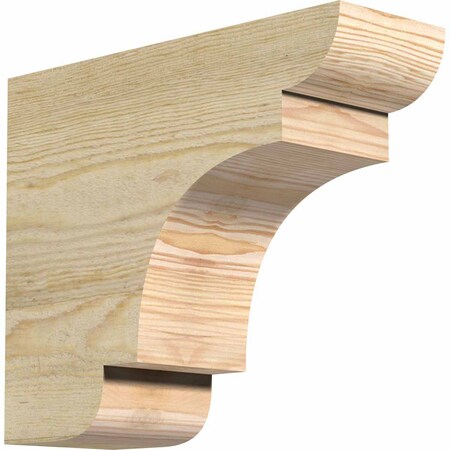 Ekena Millwork New Brighton Rough Sawn Rafter Tail, Douglas Fir, 4"W x 10"H x 12"L RFT04X10X12NEB00RDF